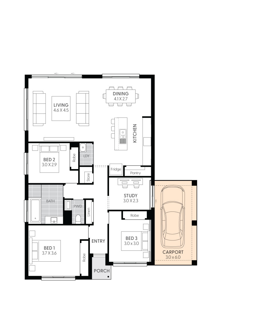 Crystal 14-floor-plan-SINGLE-CARPORT-RHS