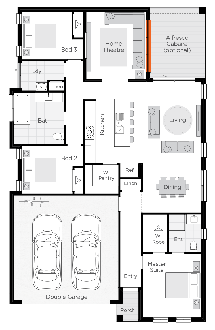 Albany floorplan Modern House Designs