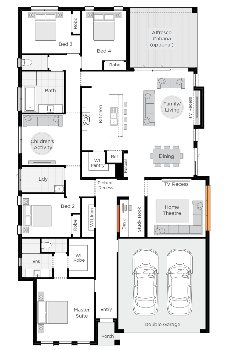 Four Bedroom House Plans Australia 4 Bedroom House Plans Top 8 Floor — free download
