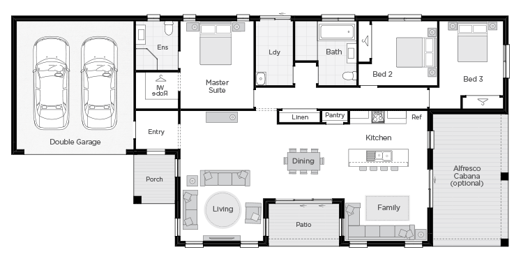 Barcelona Two floorplan lhs Barcelona Two floorplan lhs