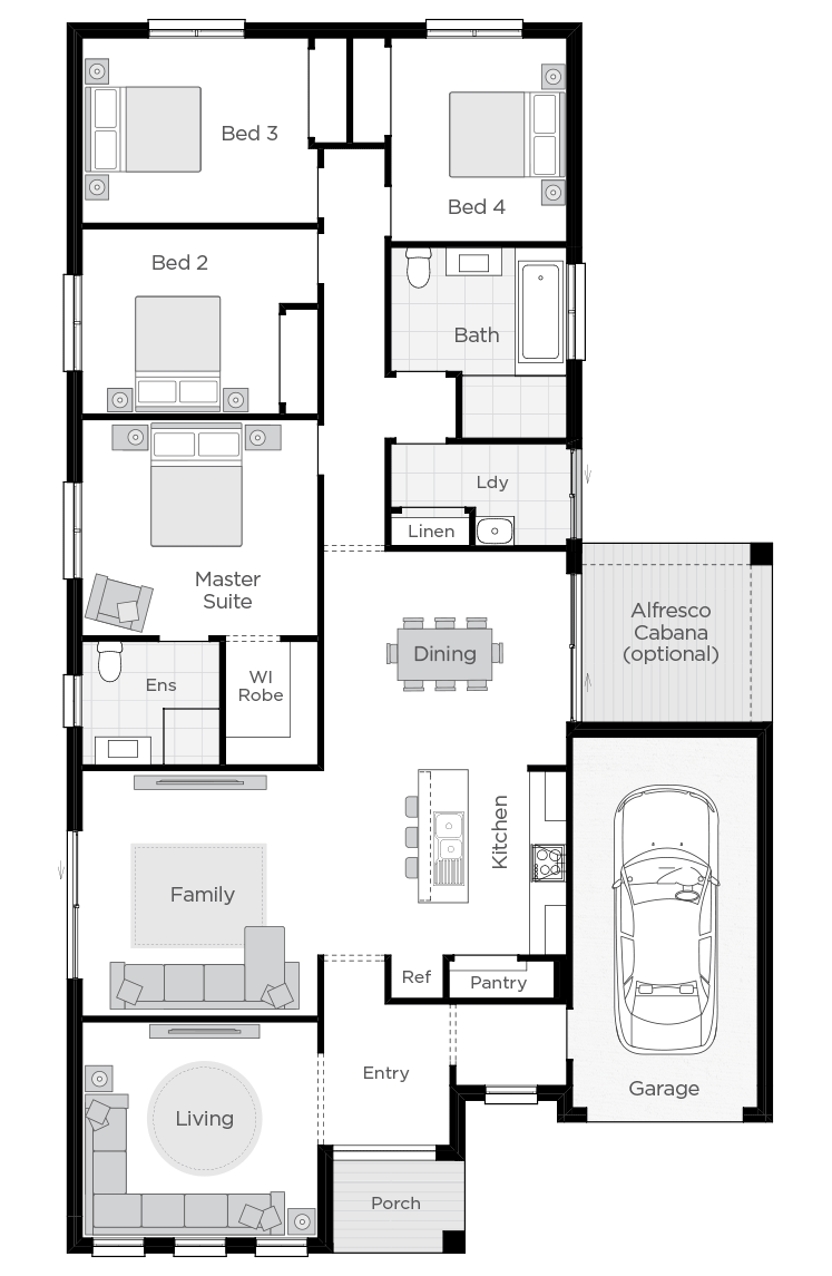 Boronia two floorplan lhs Boronia two floorplan lhs