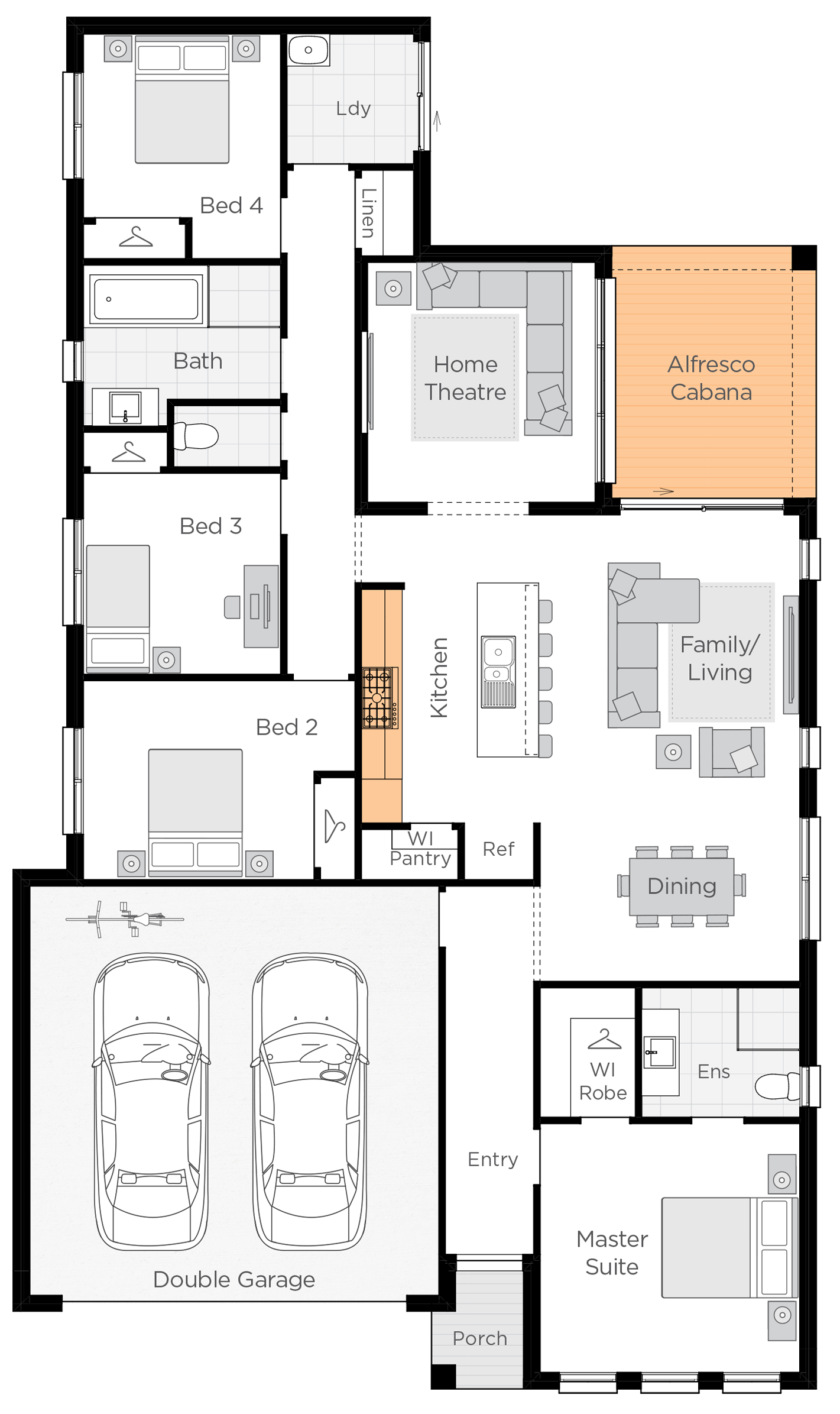 Neo 4 bedroom home design nextgen portfolio Wilson Homes