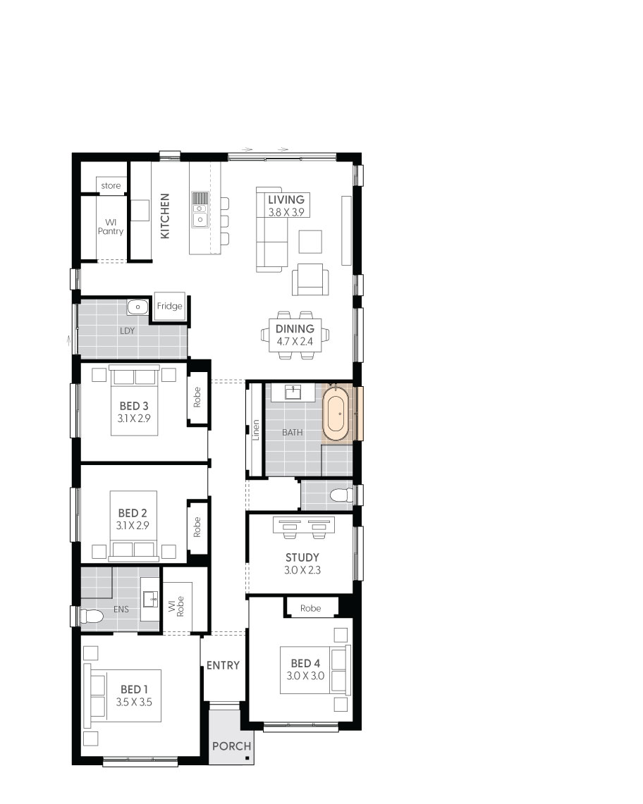 Hamilton15-floor-plan-FREESTANDING-BATH-TO-STANDARD-BATHROOM-LHS