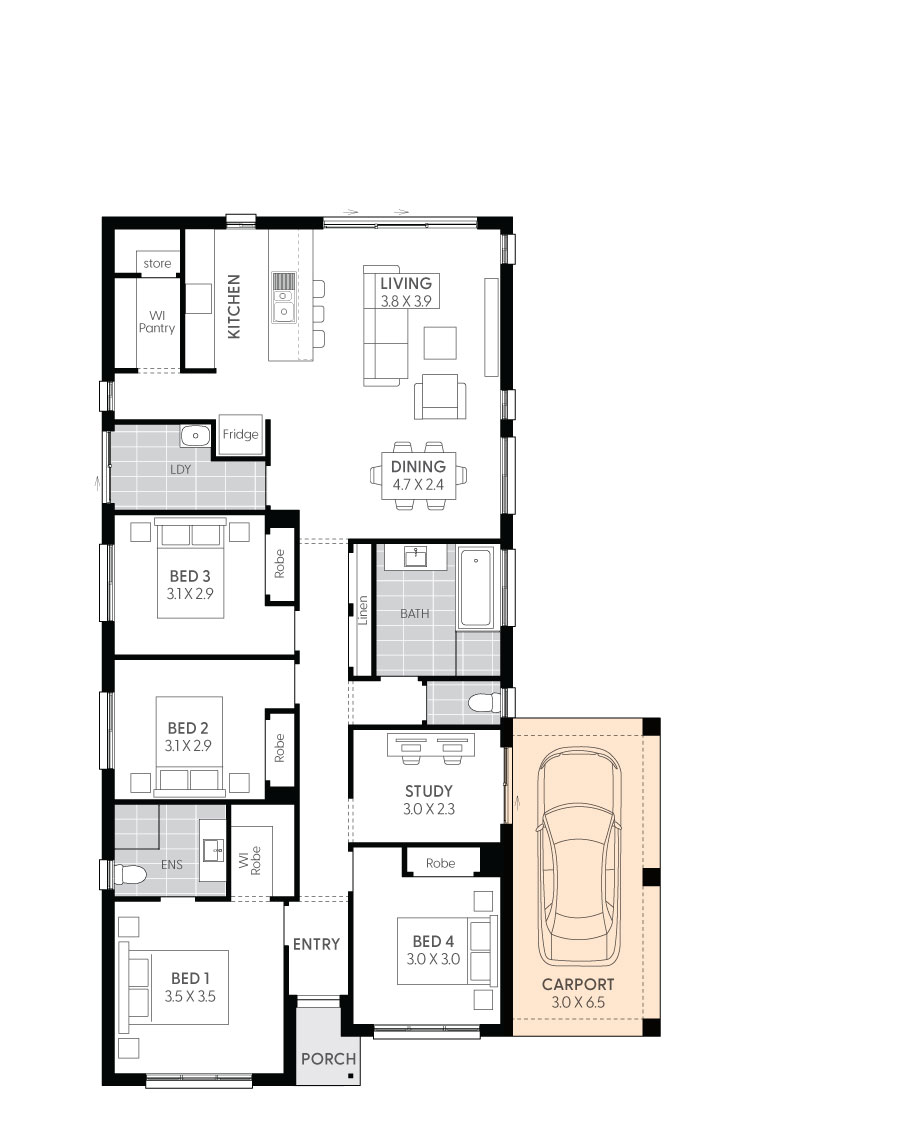 Hamilton15-floor-plan-SINGLE-CARPORT-LHS