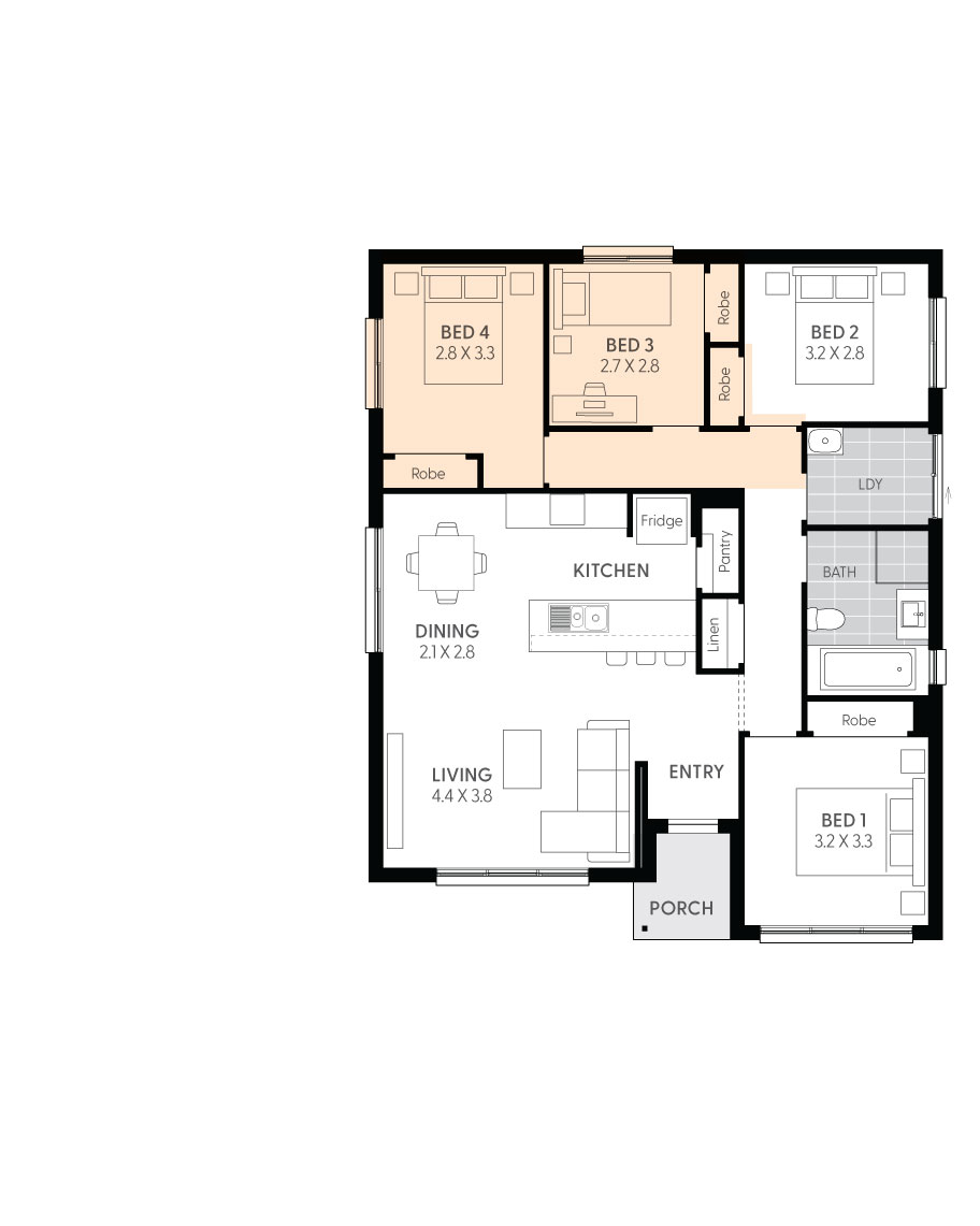 Monash11-floor-plan-FOURTH-BEDROOM-RHS