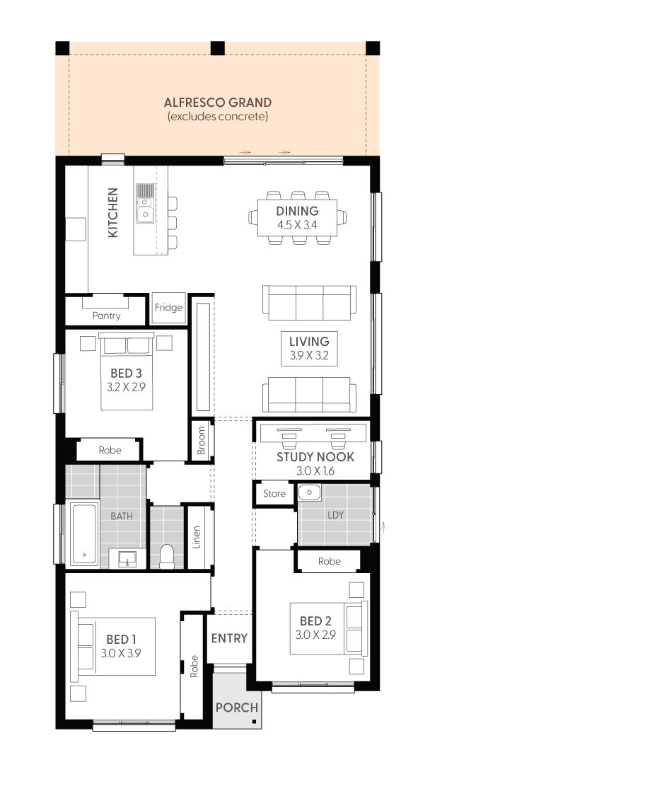 Targa13-Floor-Plan-ALFRESCO-GRAND-TO-GRAND-LIVING-(NO-CONCRETE)-RHS