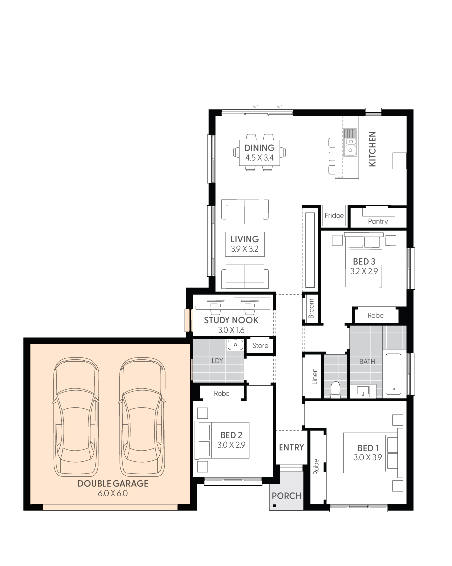 Targa13-Floor-Plan-DOUBLE-GARAGE-RHS