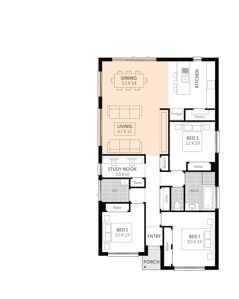 Targa13-Floor-Plan-GRAND-LIVING-DINING-OPTION-RHS