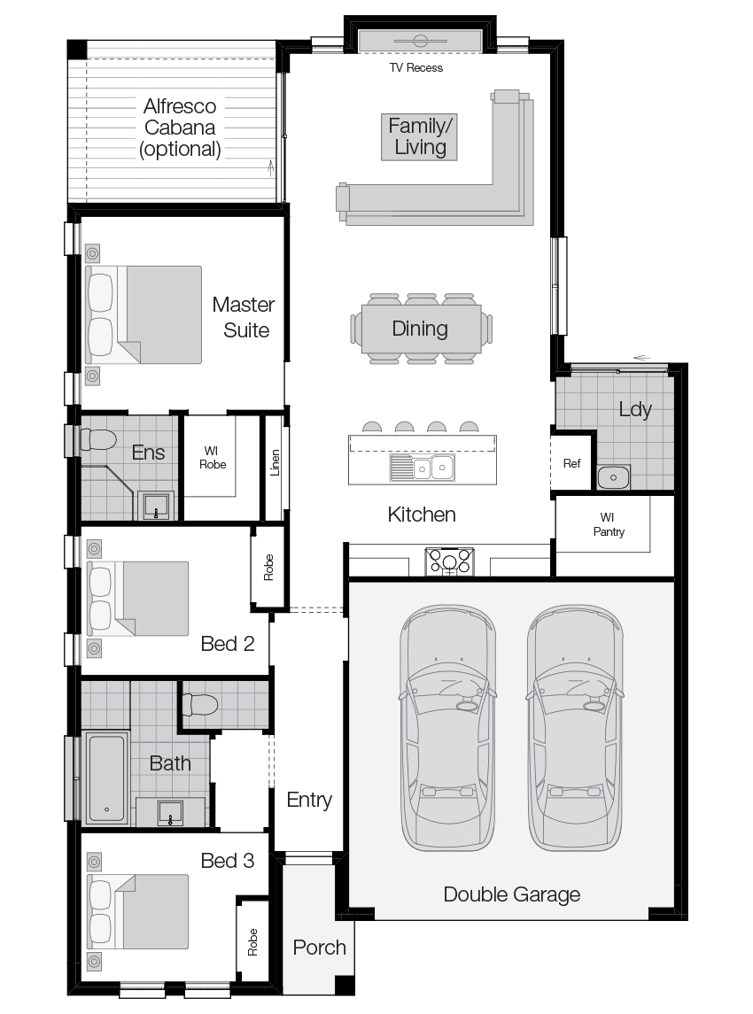 Esquire Floor Plan Esquire-Single Storey Floor Plan-Wilson Homes