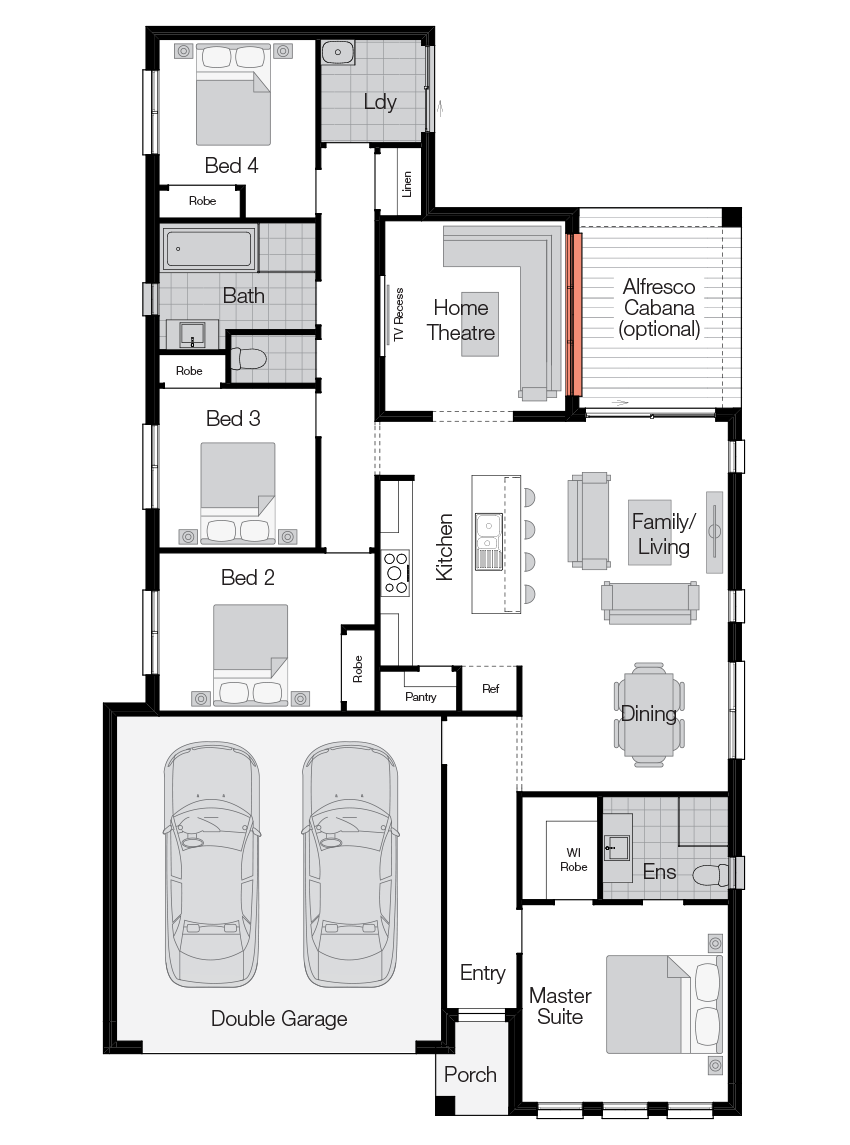 Neo Floor Plan Neo- Single Storey Floor Plan-Wilson Homes