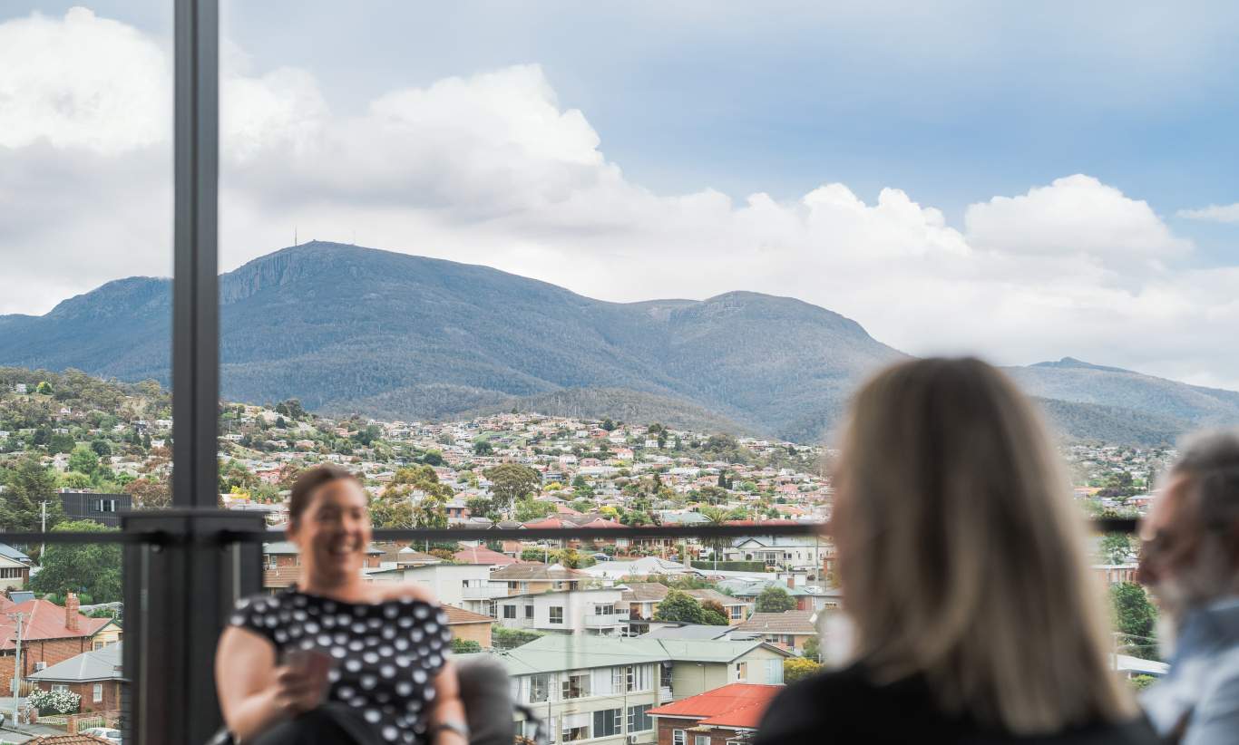 View of Kunanyi - Wilson Homes Office 