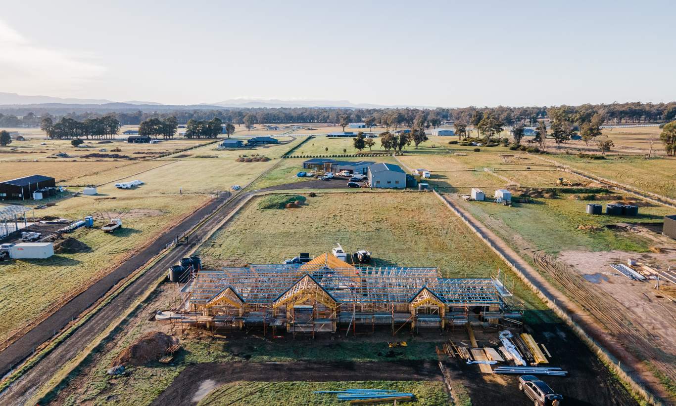 Construction of Wilson Homes Carrick Display Home 