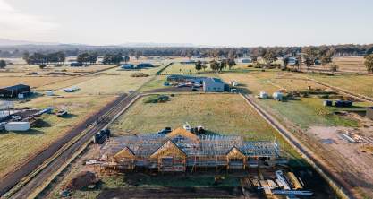 Construction of Wilson Homes Carrick Display Home 
