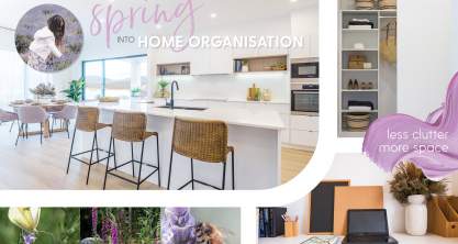 Get inspired by Spring and get your home organised for a wonderful spring summer at home.