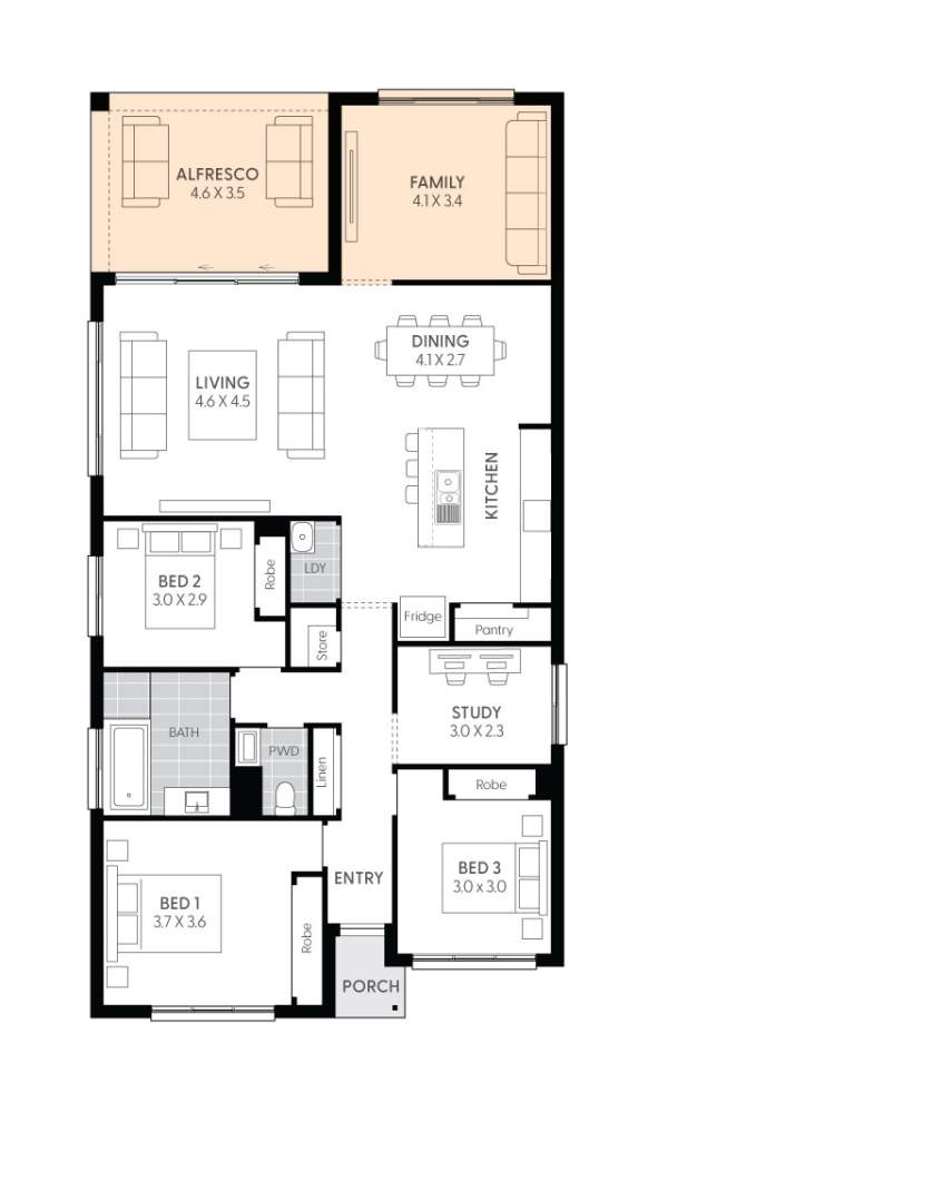 Crystal 14-floor-plan-CONCRETE-TO-ALFRESCO-(FAMILY-OPTION)-RHS