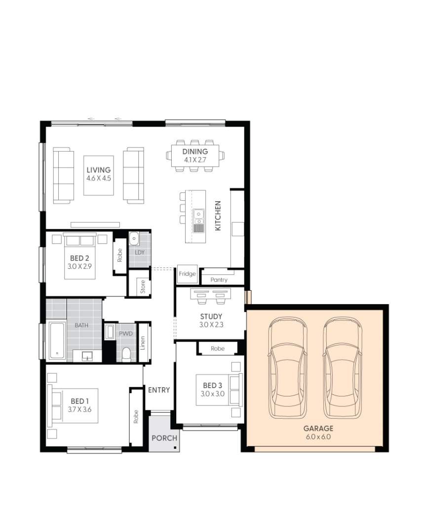 Crystal 14-floor-plan-DOUBLE-GARAGE-RHS