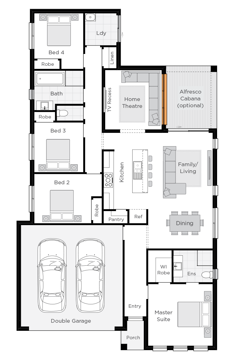 Neo 4 bedroom home design nextgen portfolio Wilson Homes