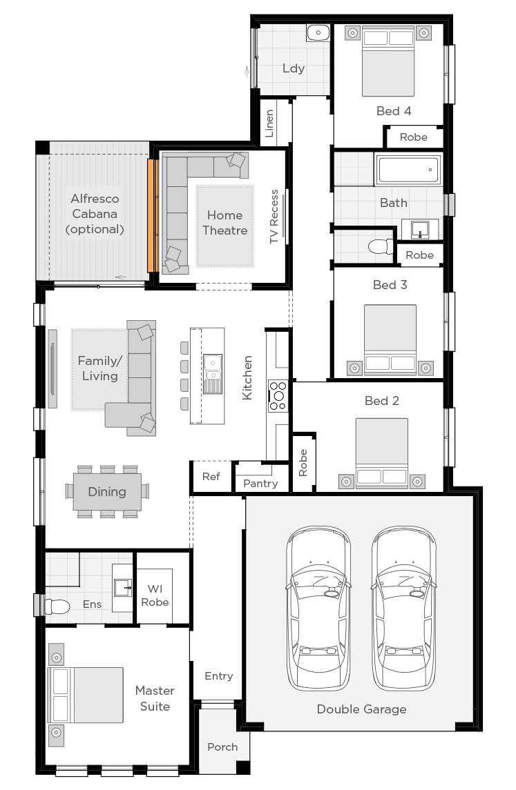 Neo 4 bedroom home design nextgen portfolio Wilson Homes