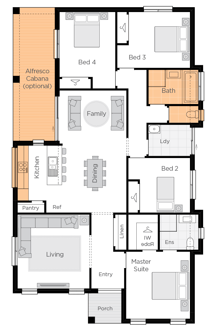 Amalfi upgrade floorplan lhs Amalfi upgrade floorplan lhs
