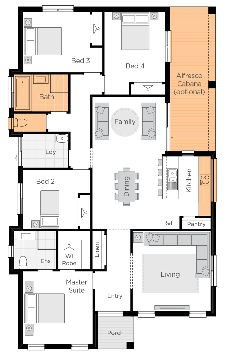 Amalfi upgrade floorplan lhs Amalfi upgrade floorplan lhs