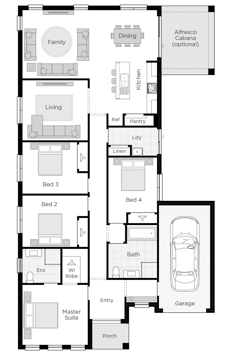 Boronia One floorplan lhs Boronia One floorplan lhs