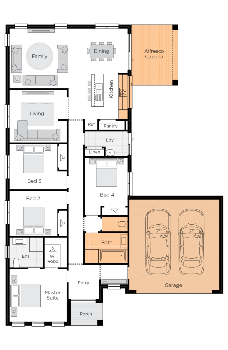 Boronia One Upgrade floor plan lhs Boronia One Upgrade floor plan lhs