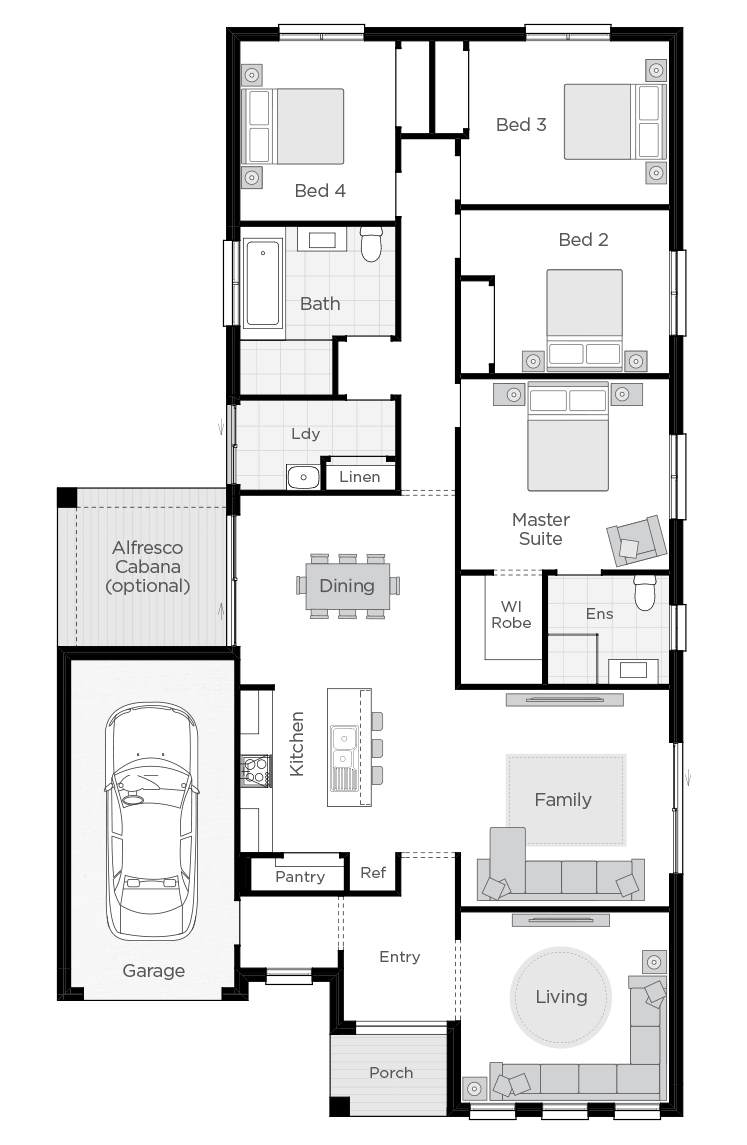 Boronia two floorplan lhs Boronia two floorplan lhs