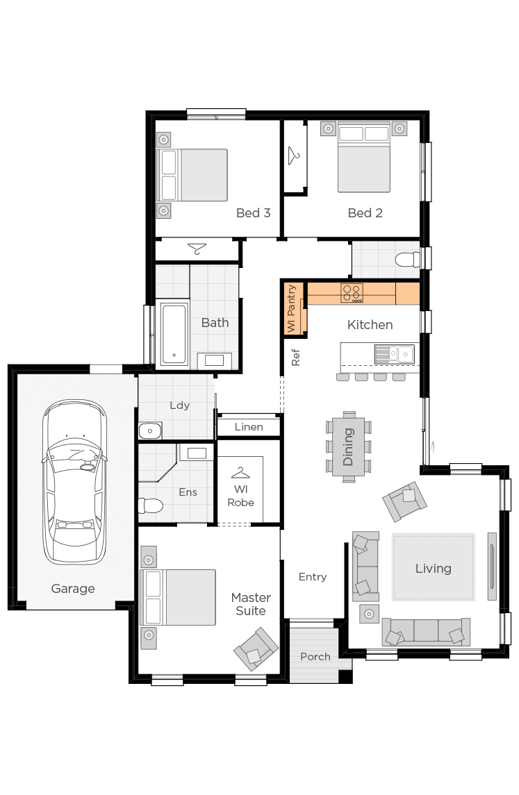 Positano Upgrade floorplan lhs Positano Upgrade floorplan lhs