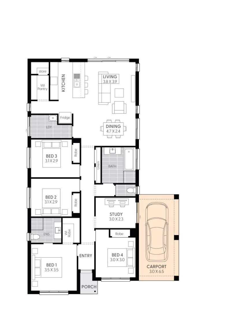 Hamilton15-floor-plan-SINGLE-CARPORT-LHS