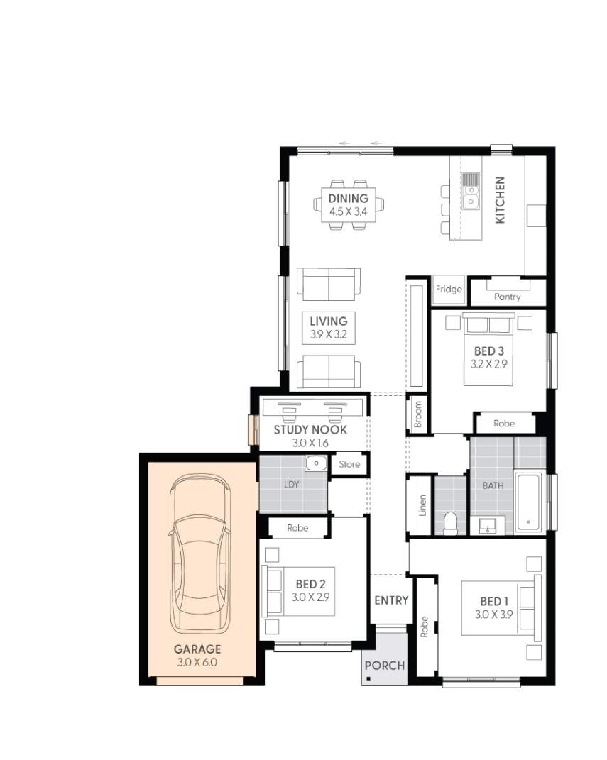 Targa13-Floor-Plan-SINGLE-GARAGE-RHS Targa13-Floor-Plan-SINGLE-GARAGE-RHS