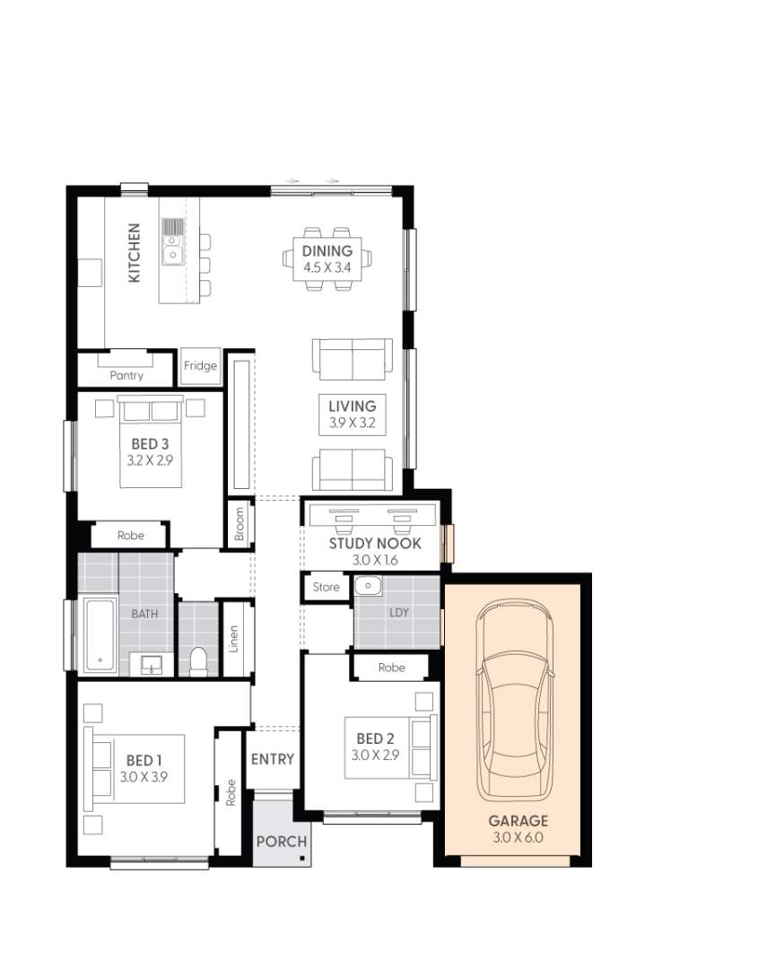 Targa13-Floor-Plan-SINGLE-GARAGE-RHS Targa13-Floor-Plan-SINGLE-GARAGE-RHS