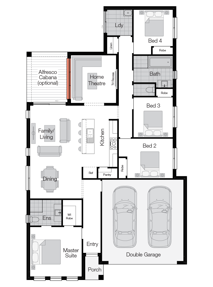 Neo- Single Storey Floor Plan-Wilson Homes