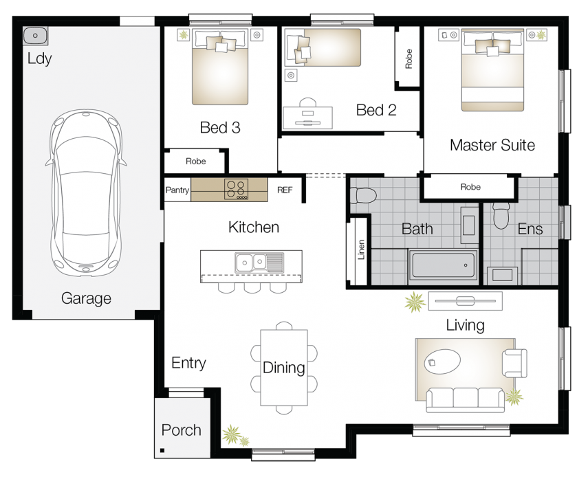 Crestwood Floor Plan Upgrade Crestwood – Single Storey Floor Plan Upgrade - Wilson Homes