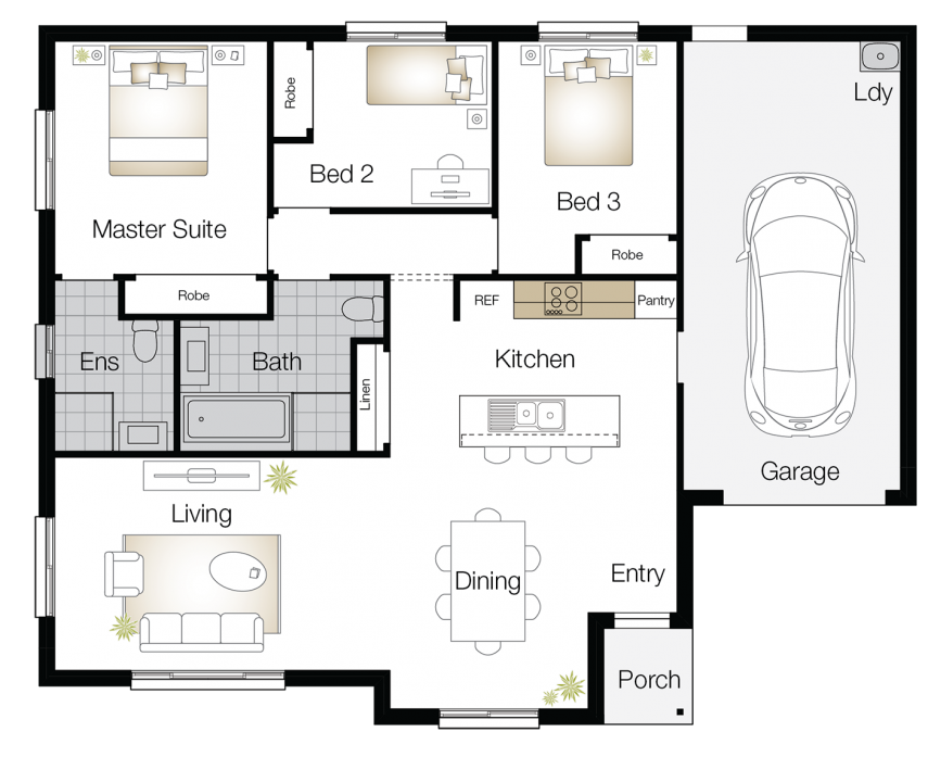 Crestwood – Single Storey Floor Plan Upgrade - Wilson Homes