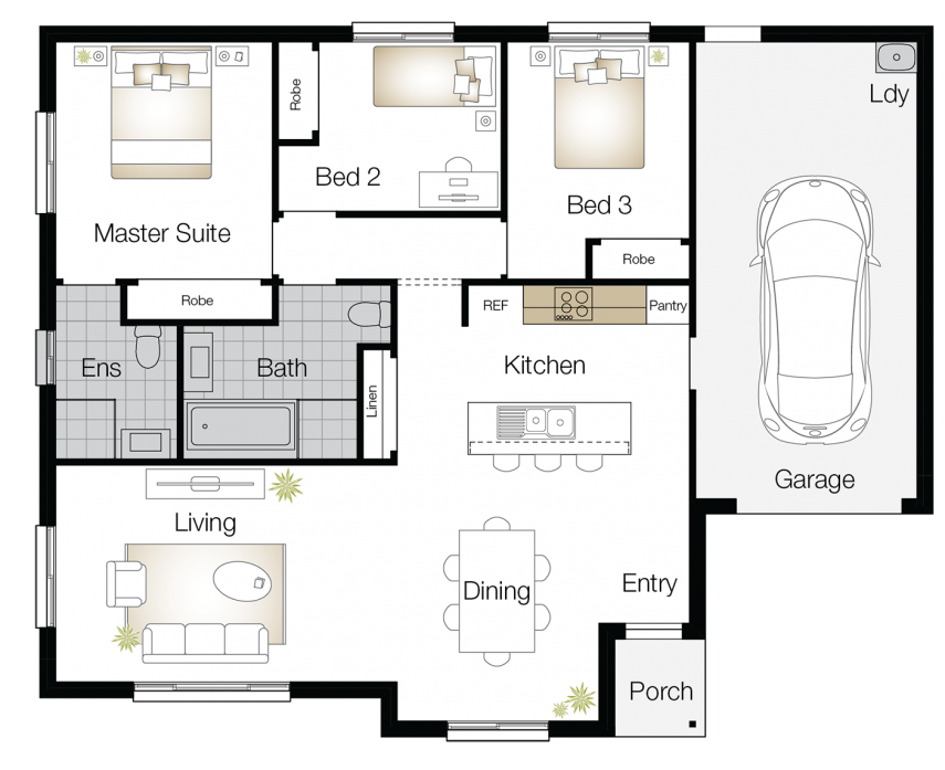 Crestwood Floor Plan Upgrade Crestwood – Single Storey Floor Plan Upgrade - Wilson Homes