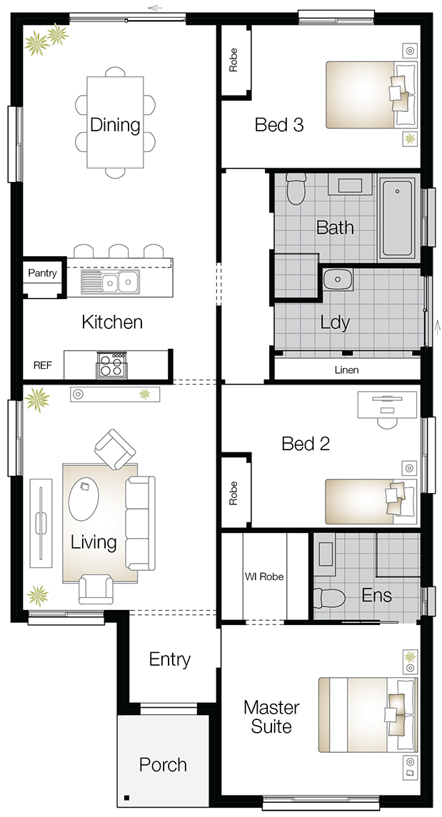 Jamison One – Single Storey Floor Plan - Wilson Homes
