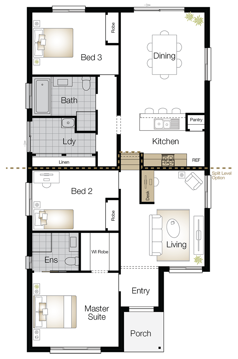 Jamison One Floor Plan Upgrade Jamison One – Single Storey Floor Plan Upgrade - Wilson Homes