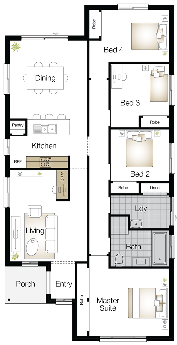 Jamison Two Floor Plan Upgrade Jamison Two – Single Storey Floor Plan Upgrade - Wilson Homes