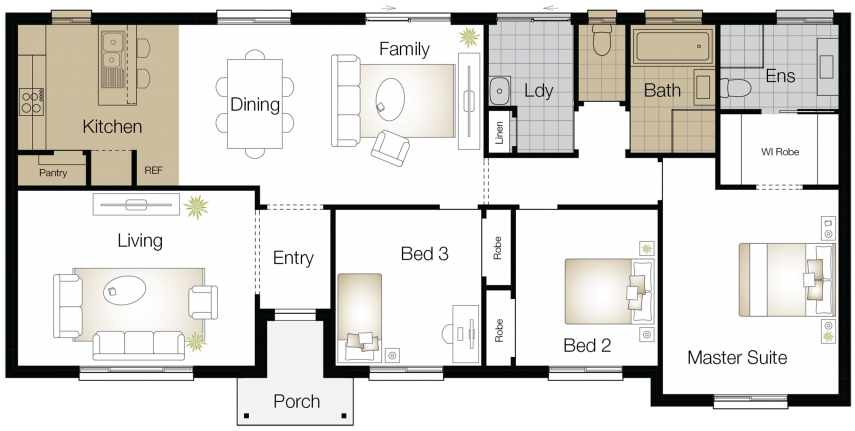 Kingston Two Floor Plan Upgrade Kingston Two – Single Storey Floor Plan Upgrade - Wilson Homes