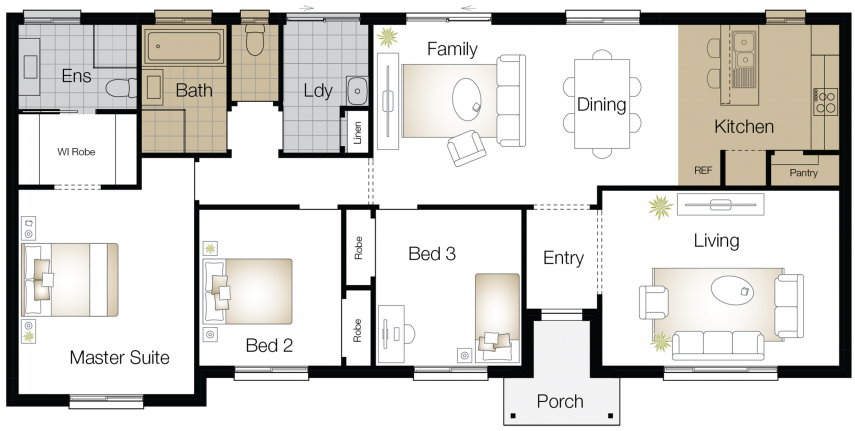 Kingston Two – Single Storey Floor Plan Upgrade - Wilson Homes