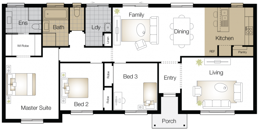 Kingston Two Floor Plan Upgrade Kingston Two – Single Storey Floor Plan Upgrade - Wilson Homes