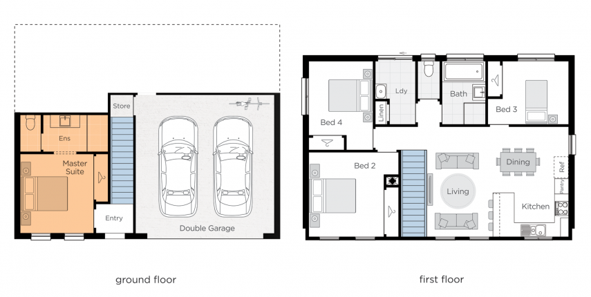 Bayside Upgrade floorplan lhs 