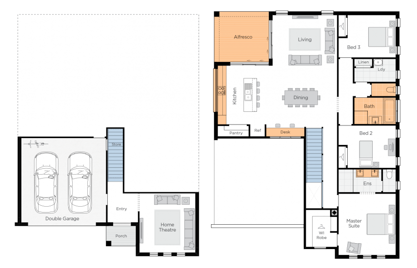 Coastal Retreat Upgrade floorplan lhs Coastal Retreat Upgrade floorplan lhs