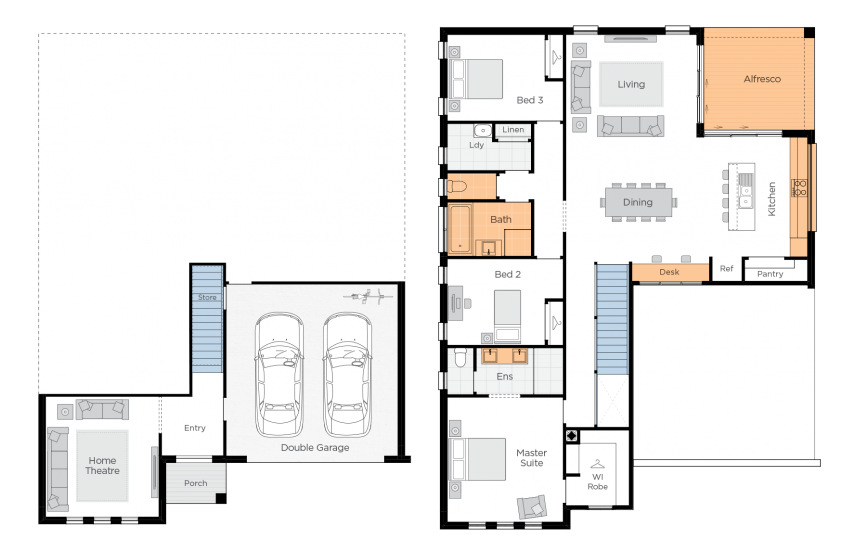 Coastal Retreat Upgrade floorplan lhs 