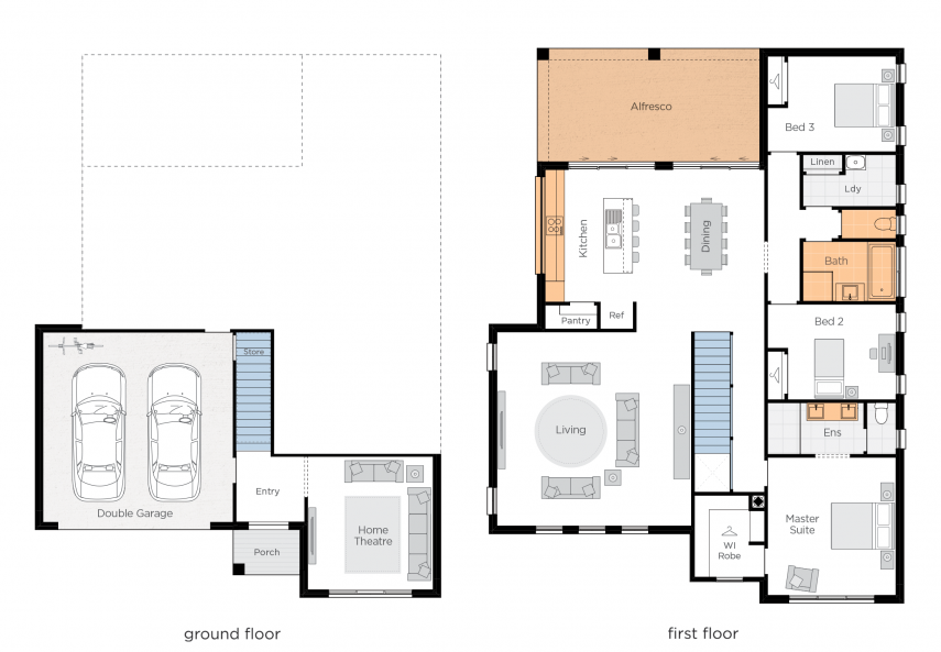 Lakeside Upgrade floorplan lhs