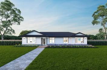 Hillwood-15-single-storey-home-design-Hamptons-facade Lot 3, The Meadows at Orielton  House & land
