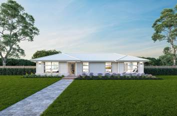 Hillwood-15-single-storey-home-design-Saxon-facade Lot 6, Ulverstone Rise Estate House & Land