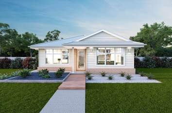 Jade 14 Single Storey Home Design Hamptons Facade Lot 4, Spinebill Close House & Land Packages