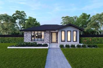 Monash11-single-storey-home-design-Verve-facade-urban-style Lot 6, Reuben Valley Estate