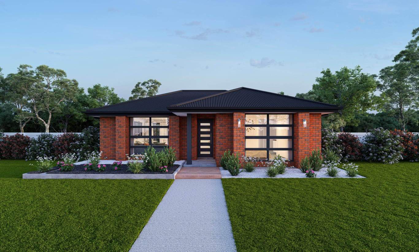 Ascot12-single-storey-home-design-Executive-facade-urban-style